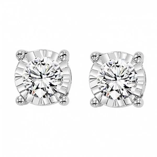 .10CT Diamond Stud Earrings Meigs Jewelry Tahlequah, OK