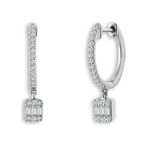 White Gold Diamond Earrings Meigs Jewelry Tahlequah, OK