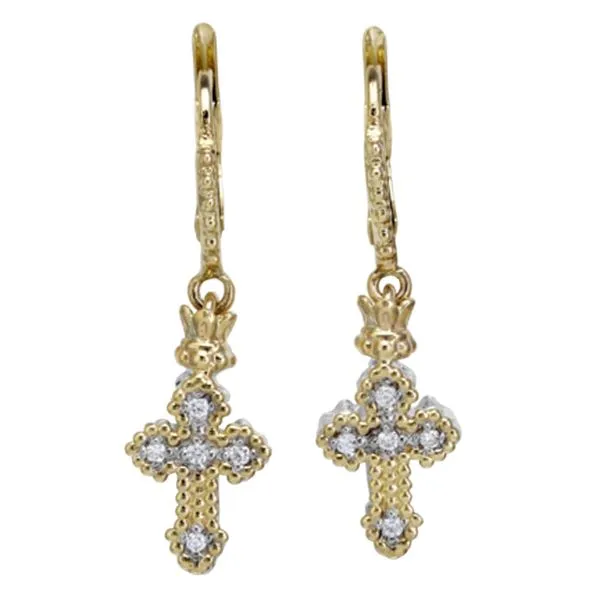 Vahan Diamond Cross Earrings Meigs Jewelry Tahlequah, OK