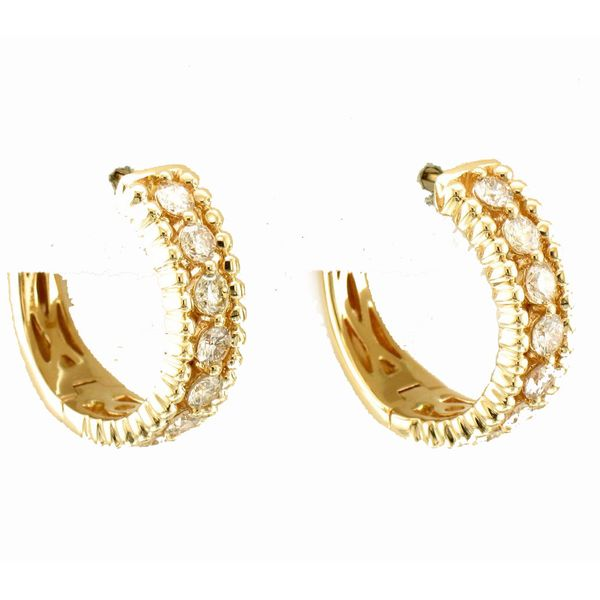 Le Vian Diamond Hoop Earrings Meigs Jewelry Tahlequah, OK