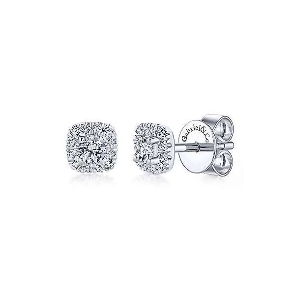 Gabriel & Co. Diamond Stud Earrings Meigs Jewelry Tahlequah, OK