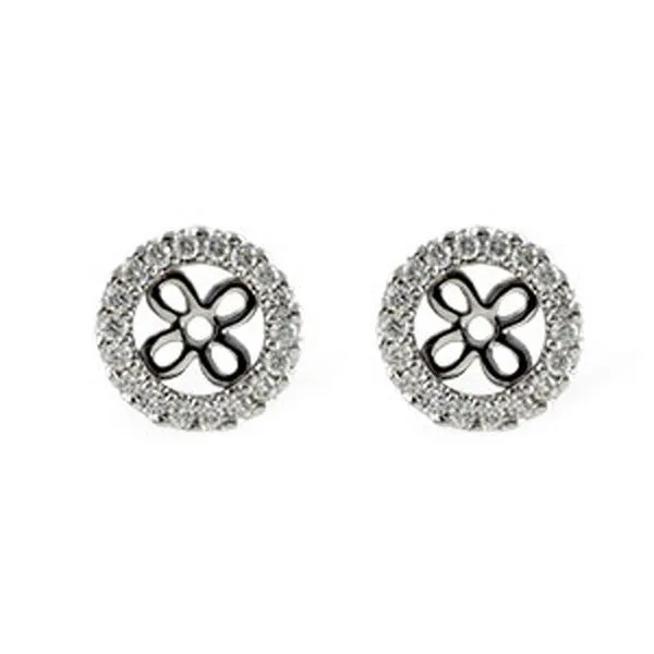 White Gold Diamond Earring Jackets Meigs Jewelry Tahlequah, OK