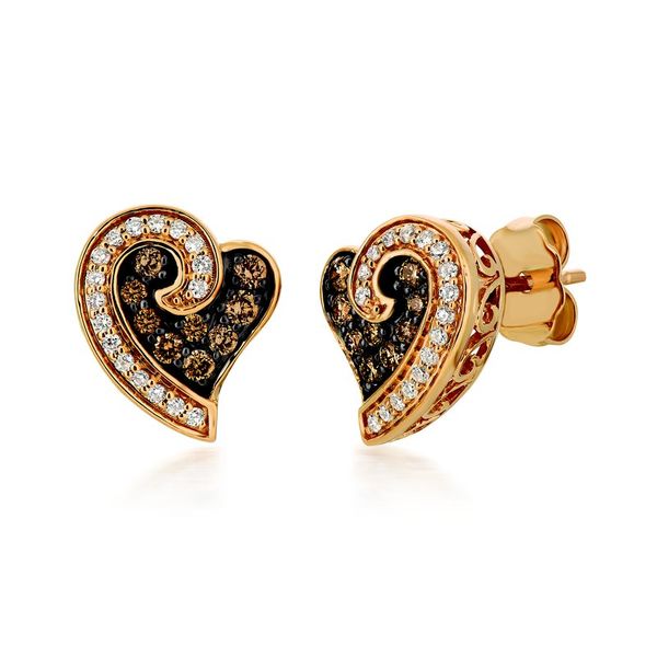 Le Vian Diamond Heart Earrings Meigs Jewelry Tahlequah, OK