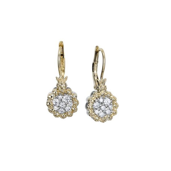 Vahan Diamond Leverback Earrings Meigs Jewelry Tahlequah, OK