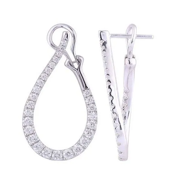 White Gold Diamond Earrings Meigs Jewelry Tahlequah, OK