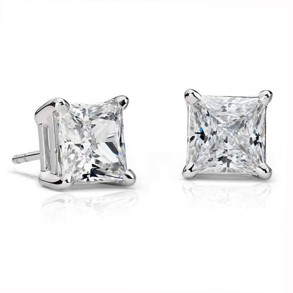 .50CT Princess Cut Diamond Stud Earrings Meigs Jewelry Tahlequah, OK