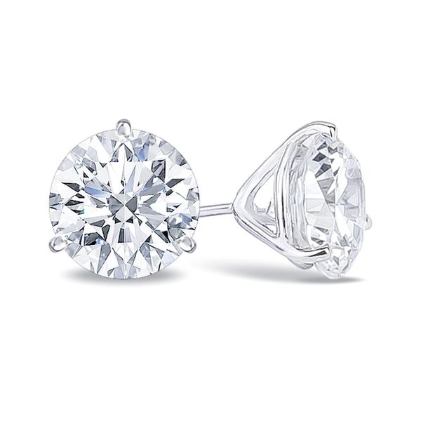 2.80CT Diamond Stud Earrings Meigs Jewelry Tahlequah, OK