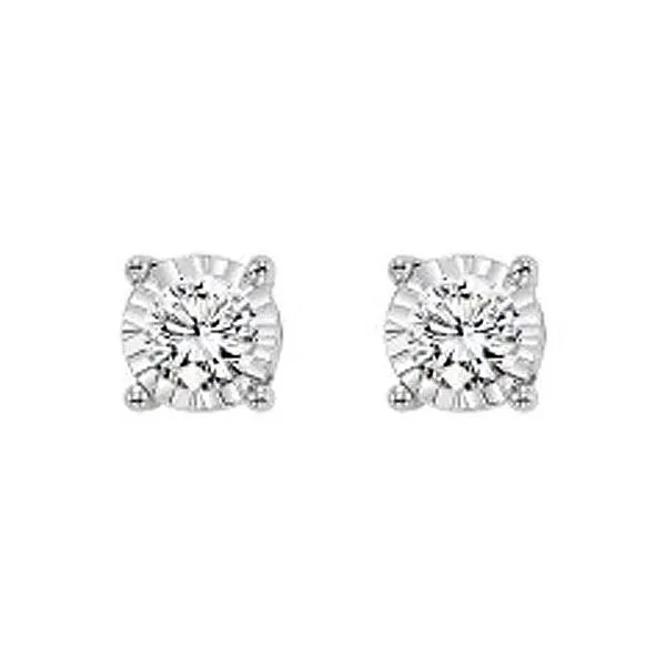 White Gold .25ctw Diamond Studs Meigs Jewelry Tahlequah, OK