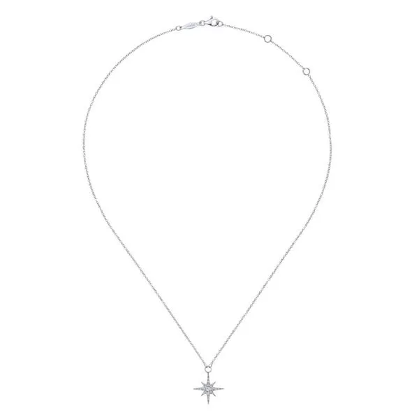 Diamond Starburst Necklace Image 2 Meigs Jewelry Tahlequah, OK