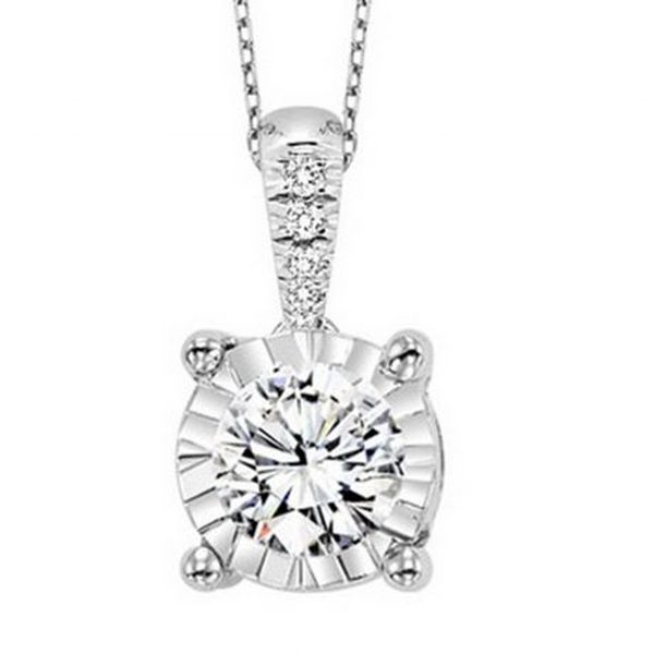 14KW .10CTW Diamond Drop Necklace Meigs Jewelry Tahlequah, OK
