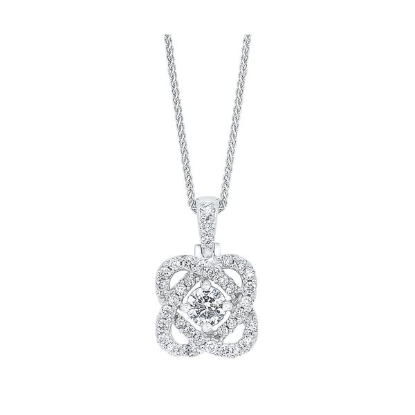 14k Loves Crossing Diamond Necklace Meigs Jewelry Tahlequah, OK