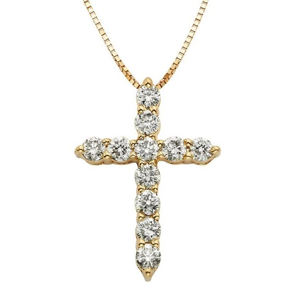 .55CT Diamond Cross Necklace Meigs Jewelry Tahlequah, OK