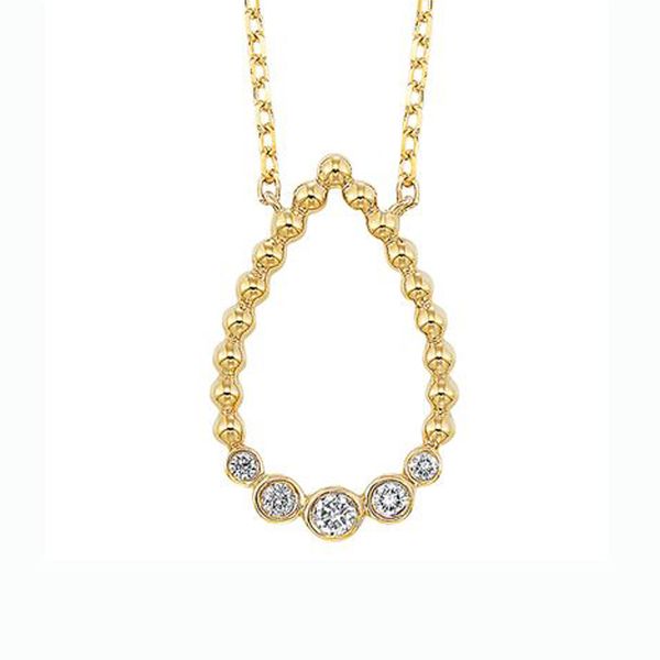 Yellow Gold Diamond Necklace Meigs Jewelry Tahlequah, OK