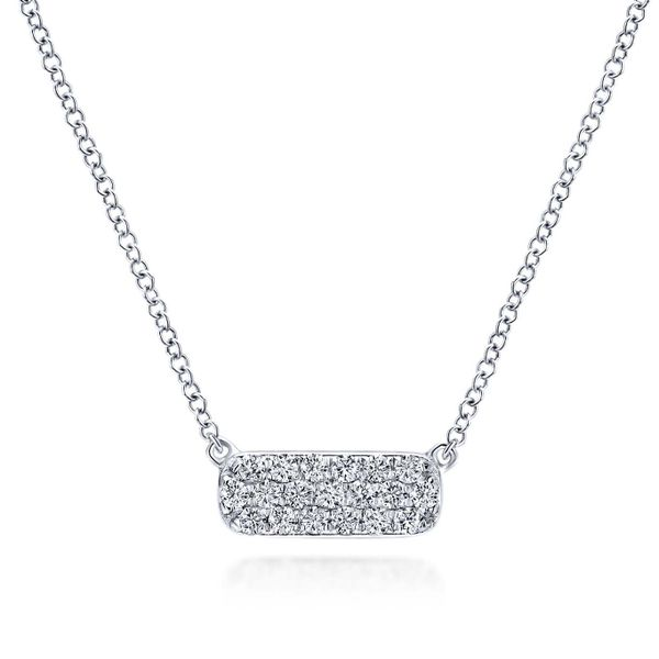 Gabriel & Co. Diamond Bar Necklace Meigs Jewelry Tahlequah, OK