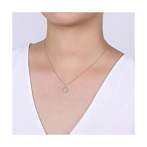 Gabriel & Co. Diamond Necklace Image 2 Meigs Jewelry Tahlequah, OK