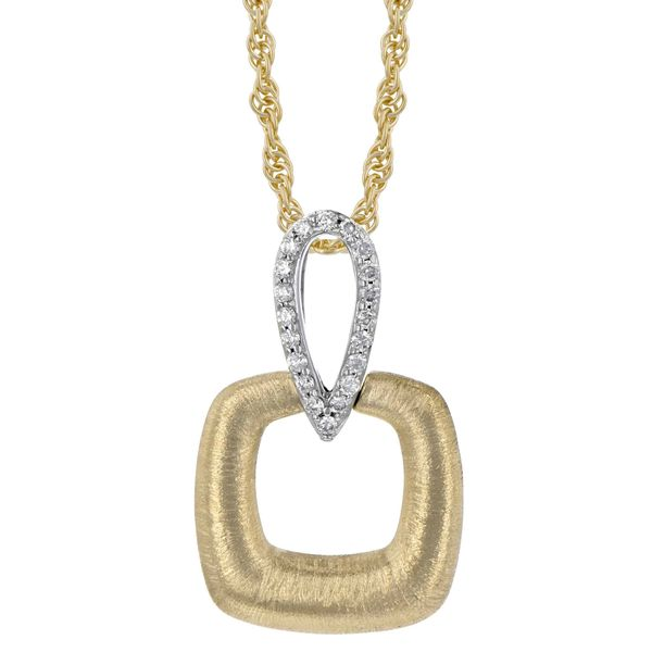 Yellow Gold Diamond Necklace Meigs Jewelry Tahlequah, OK