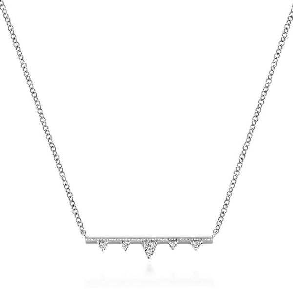 Gabriel & Co. Diamond Bar Necklace Meigs Jewelry Tahlequah, OK