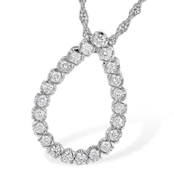 White Gold Diamond Necklace Meigs Jewelry Tahlequah, OK