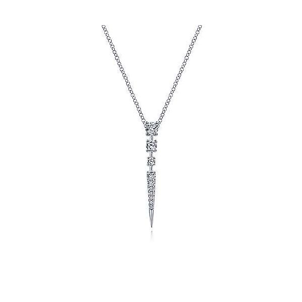 Gabriel & Co. Diamond Spike Necklace Meigs Jewelry Tahlequah, OK