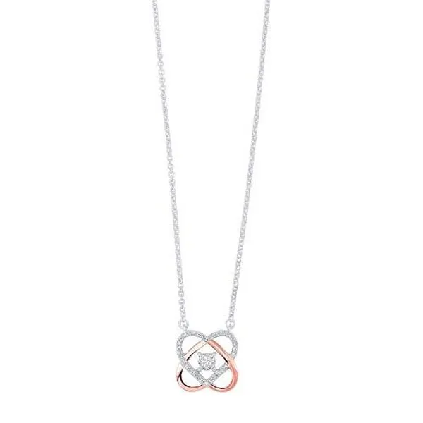 Two Tone Loves Crossing Necklace Meigs Jewelry Tahlequah, OK
