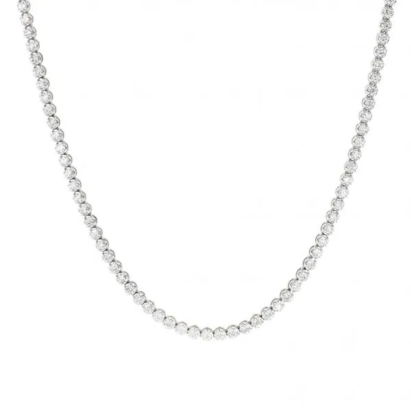 White Gold Diamond Tenis Necklace Meigs Jewelry Tahlequah, OK