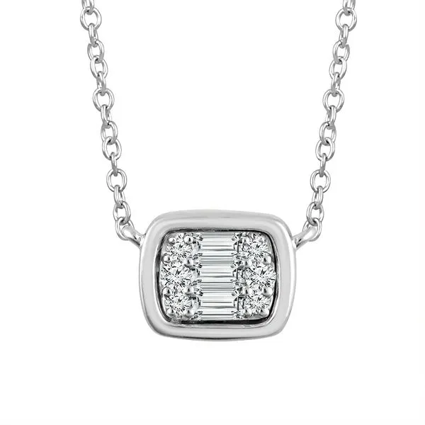 White Gold Diamond Necklace Meigs Jewelry Tahlequah, OK
