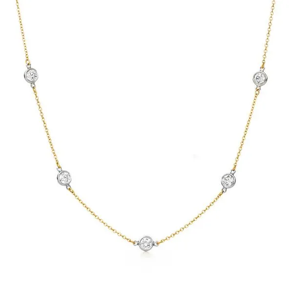 Yellow Gold Diamonds by the Yard Necklace Meigs Jewelry Tahlequah, OK