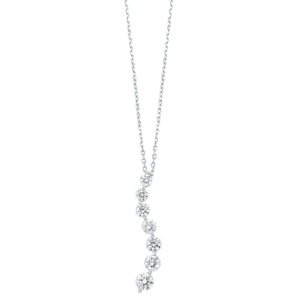White Gold Diamond Journey Necklace Meigs Jewelry Tahlequah, OK