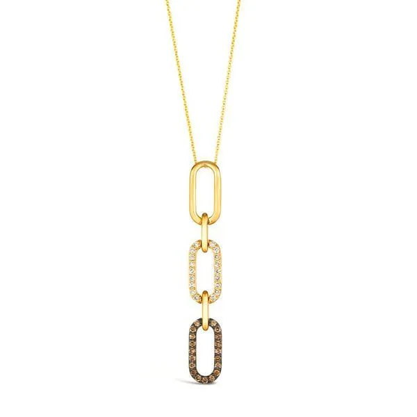 Le Vian Chocolate & Vanilla Diamond Drop Necklace Meigs Jewelry Tahlequah, OK