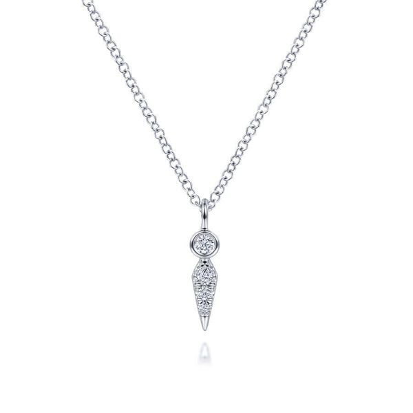 Gabriel & Co. Diamond Small Spike Necklace Meigs Jewelry Tahlequah, OK