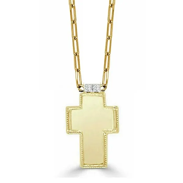 Yellow Gold Cross Necklace Meigs Jewelry Tahlequah, OK