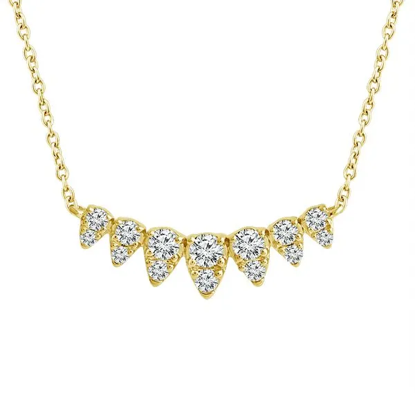 Yellow Gold Diamond Necklace Meigs Jewelry Tahlequah, OK