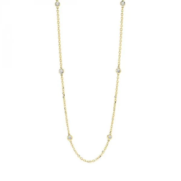 Yellow Gold Diamonds by  the Yard Necklace Meigs Jewelry Tahlequah, OK