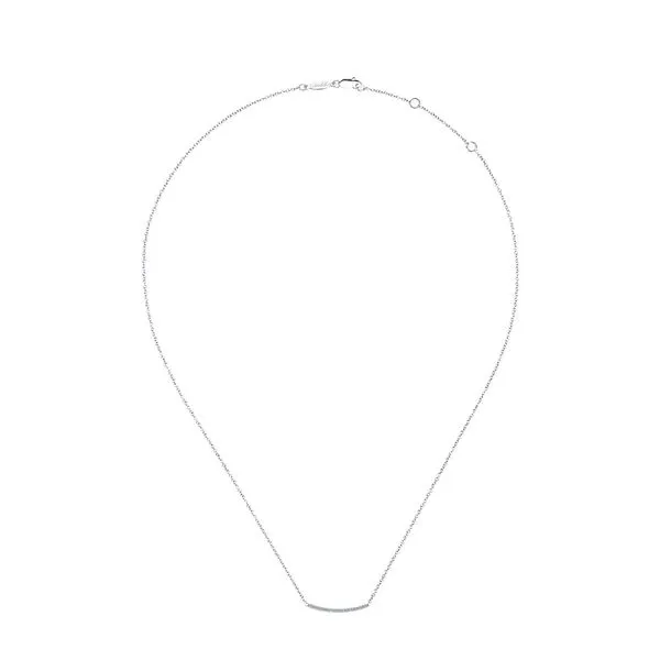 Diamond Bar Necklace Image 2 Meigs Jewelry Tahlequah, OK