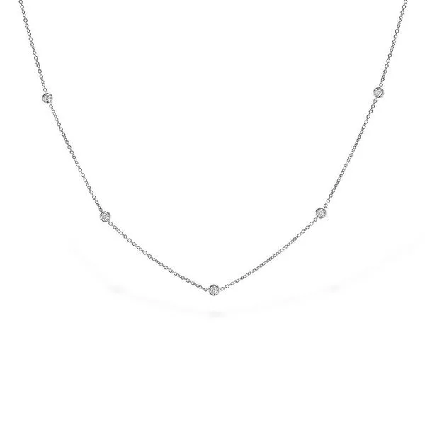 White Gold Diamonds by the Yard Necklace Meigs Jewelry Tahlequah, OK