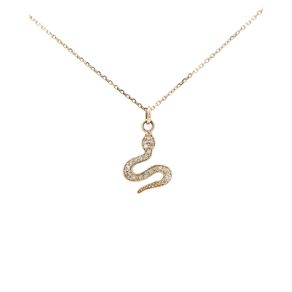 14KY .14CTW DIA SNAKE NECKLACE Meigs Jewelry Tahlequah, OK