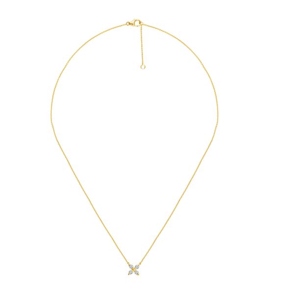 14KY 18" .16CTW 4DIA NECKLACE Image 2 Meigs Jewelry Tahlequah, OK