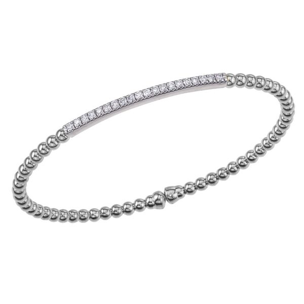 18KT White Gold Diamond Bar Bracelet Meigs Jewelry Tahlequah, OK