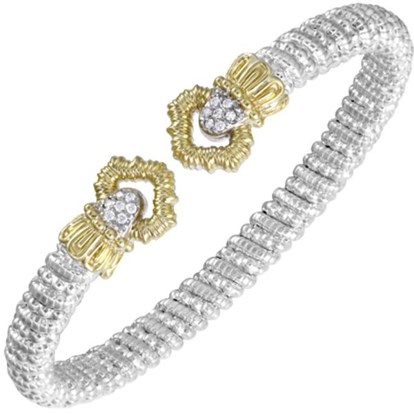 Vahan 6mm Two Tone Diamond Bracelet Meigs Jewelry Tahlequah, OK