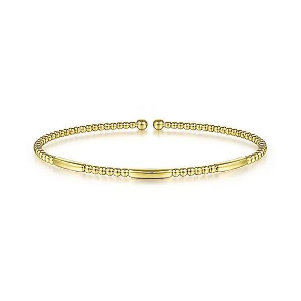 Gabriel & Co. Yellow Gold Diamond Bujukan Bracelet Meigs Jewelry Tahlequah, OK