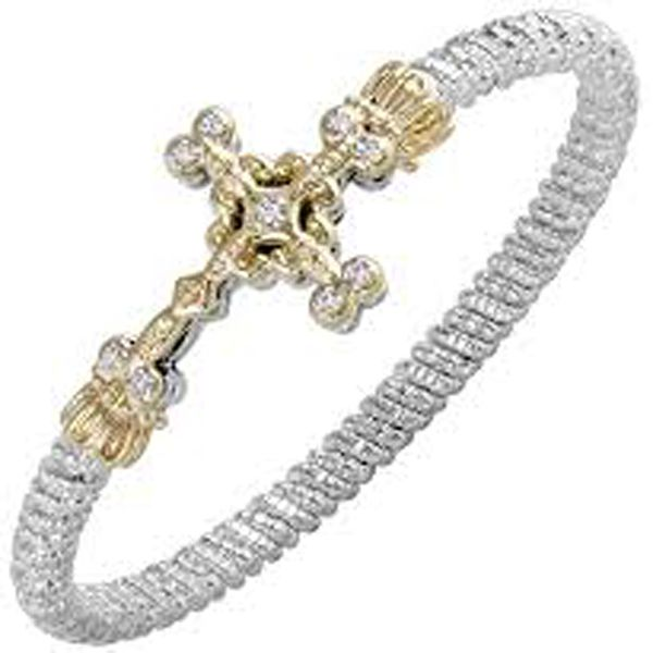 Vahan 4mm Diamond Cross Bracelet Meigs Jewelry Tahlequah, OK