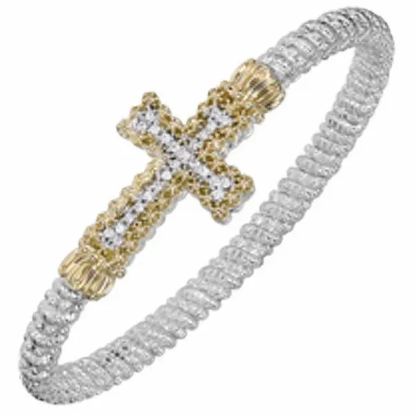 Vahan 4mm Diamond Cross Bracelet Meigs Jewelry Tahlequah, OK