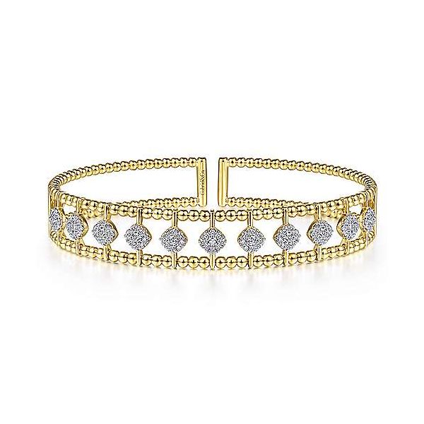 Gabriel & Co. Two Tone Diamond Bracelet Meigs Jewelry Tahlequah, OK