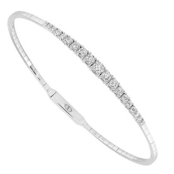 White Gold Flex Diamond Bracelet Meigs Jewelry Tahlequah, OK