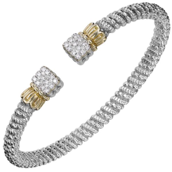 Vahan 4mm Pave Diamond Ends Bracelet Meigs Jewelry Tahlequah, OK