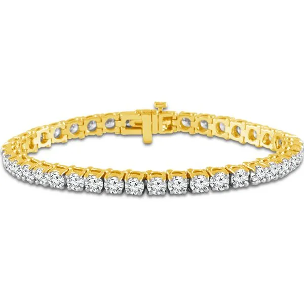 Yellow Gold Diamond Tennis Bracelet Meigs Jewelry Tahlequah, OK