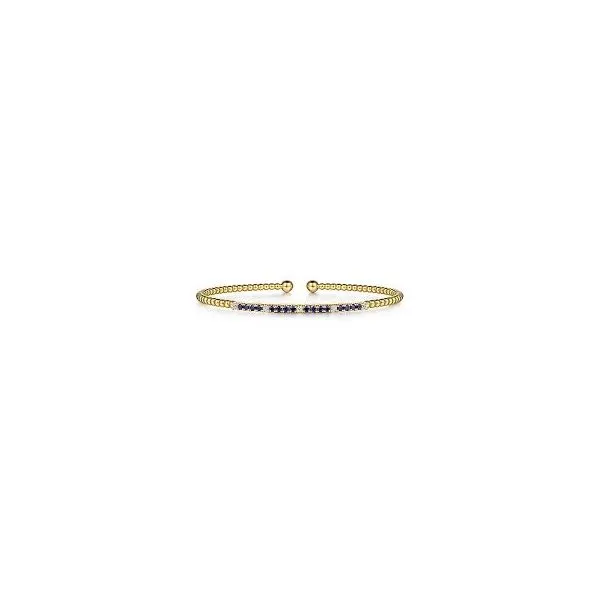 Gabriel & Co. Diamond & Sapphire Bujukan Bracelet Meigs Jewelry Tahlequah, OK