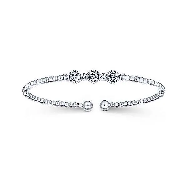 Gabriel & Co. White Gold Pavé Diamond Fashion Bracelet Meigs Jewelry Tahlequah, OK