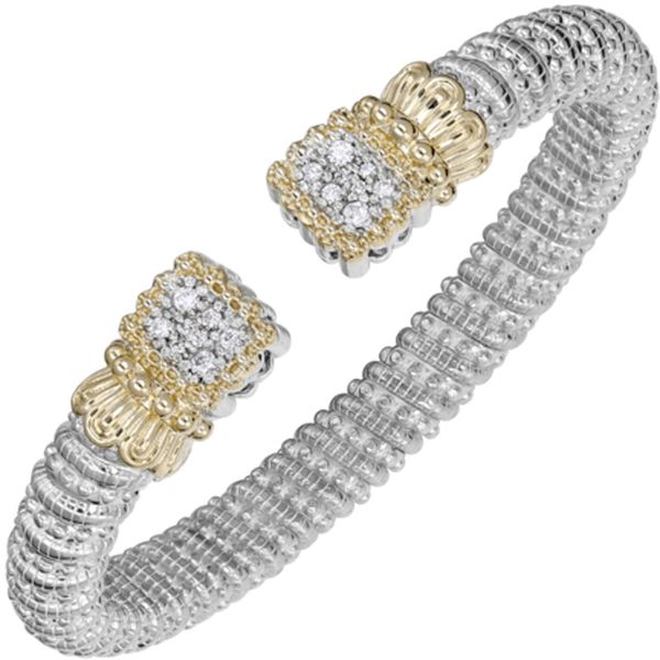 Vahan 8mm Pave Diamond Ends Bracelet Meigs Jewelry Tahlequah, OK