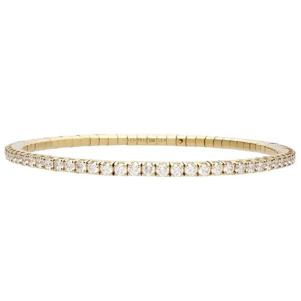 Yellow Gold Diamond Stretch Bracelet Meigs Jewelry Tahlequah, OK